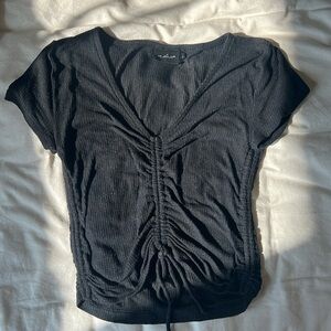 Urban outfitters black going out crop top